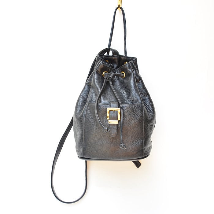 vintage black backpack