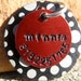 The Minnie - Unique Handstamped Pet ID Tag Layered 2 Disc Dogs