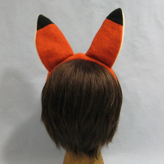 Fuzzy Fleece Fox Ears Headband