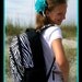 Zebra Monogrammed Backpack Name School Girls Tween Black and White Hot Pink Aqua Blue Personalized Bookbag Book Bag