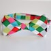 Boys Bow Tie Multi Graphic Gingham Christmas Bowtie