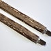 Woodgrain Suspenders for Boys or Men Coffee Brown Faux Bois