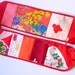 RED OBI BELT IN VINTAGE KIMONO FABRICS