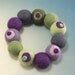 Purple and Green Bracelet