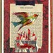Fire Worship ... Collage Greeting Card