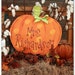 Personalized Pumpkin Fall Door Decor
