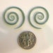 gauged glass earrings (10G, 12G, or 14G)