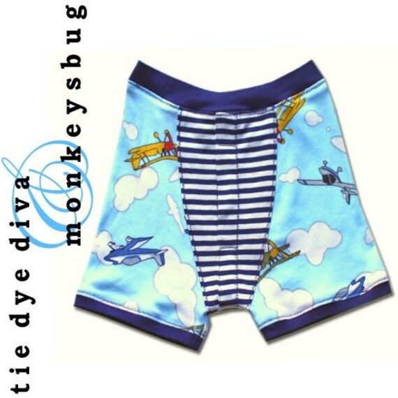 How to Sew Boys Boxer Briefs Underwear Knit Fabric PDF Pattern