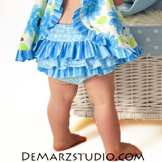 patterns free baby dress sew to Baby  Sew for How for Cover Ruffled Baby Clothes Diaper  Pattern