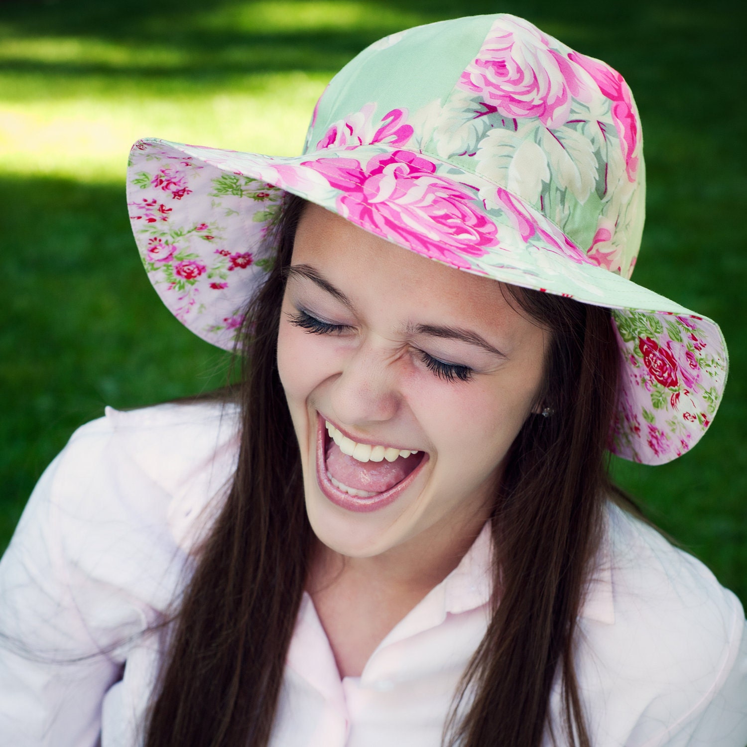 Sun Hat Tutorial and Sewing Pattern for Women Womens Hat