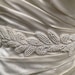 Hyacinth Off White Beaded Wedding Sash, Bridal Belt, Wedding Belt, Hand Made Beaded Sash Belt