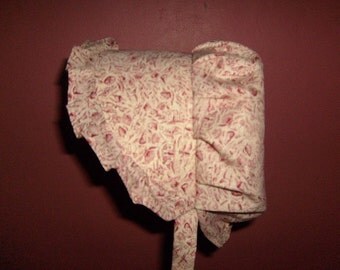 Sunbonnet Baby Red Seaside 3 to 15 months LIMITED 11USD
