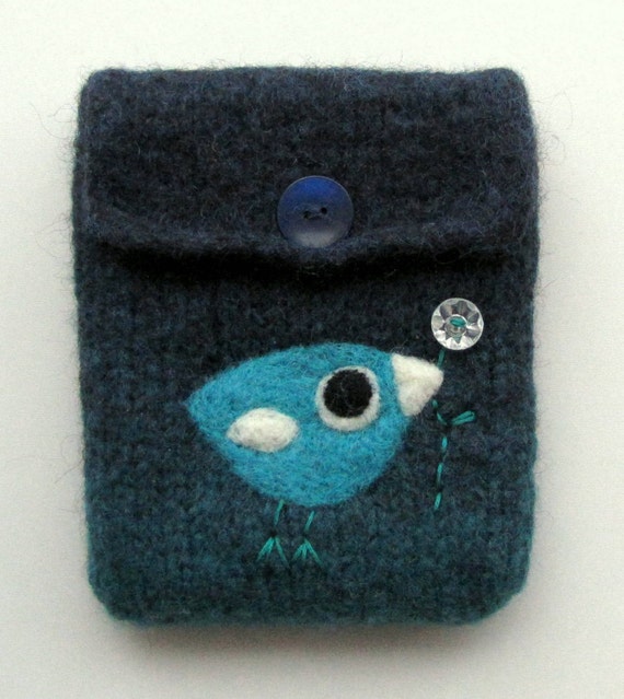 woolen mobile purse