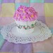 Cupcake faux fake display pink