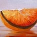 Small Fruit Oil Painting, Still Life Original, Canvas 5x7, Orange, Tangerine, Tropical Fruit, Kitchen Art, Kitchen Decor, Wall Decor