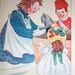 color print, vintage, raggedy ann, art, story book, illustration
