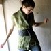 Grassy Green Naturally dyed hanwoven shawl