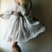 Kaftan dress tunic for women in Ice Grey Chiffon
