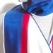 Racing Stripes - a vintage 1980's Vera Neumann Wing-Tip Sheer Scarf