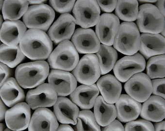 Lily - Porcelain Micro Tile - Ceramic Wall Tile Ceramic Wall Sculpture