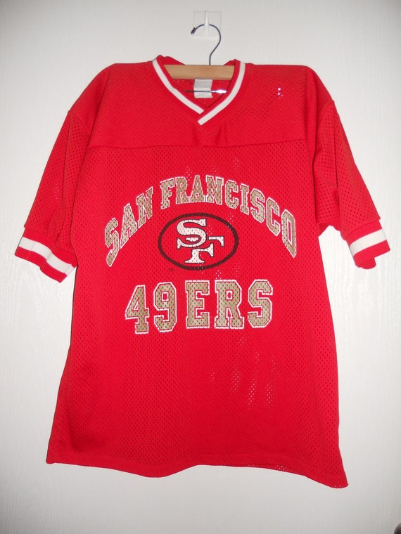 rare vintage SAN FRANCISCO 49ers Jersey shirt forty niners