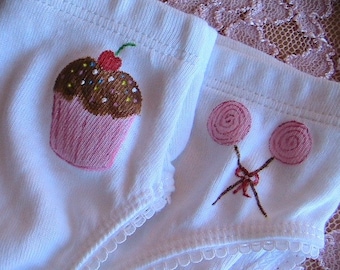 Cute as a Cupcake Panty (girls size 2/3)