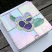 Original Design Pansy Flower Stained Glass Box