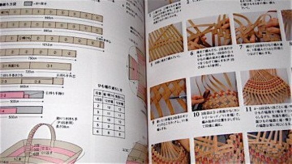 Japanese Eco Craft Pattern Book Basket Weaving From