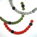 red dots necklace