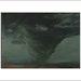 Tornado V 5 x 7 Original Painting on Ampersand Claybord by Torrie Smiley