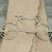 Bicycle hair slide or bike hair barrette also used as shawl pin or scarf pin