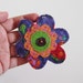 Clearance,Fabric Flower Applique, Scrapbooking Embellishment, Flower Applique,Scrapbook Flowers, Flower embellishment, Fabric Flower, Patch