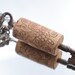 Cork & Key Wine Necklace Skeleton Key Wine Cork Grapes Necklace