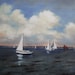 Reproduction Print Of An Original Oil Painting Archival Matted Signed
