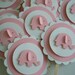 Pink Elephant Cupcake Toppers