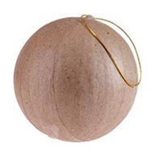Paper Mache Ornament Ball Unfinished DIY Round Christmas Ball
