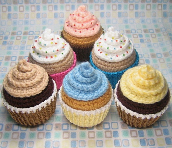 Cupcake - Amigurumi Pattern - PDF - Crochet