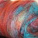 OOAK art batt merino, bamboo and various fibers. Dazed and Confused 5.5oz.