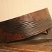 Faux Bois Guitar Strap - Leather in Chocolate Brown