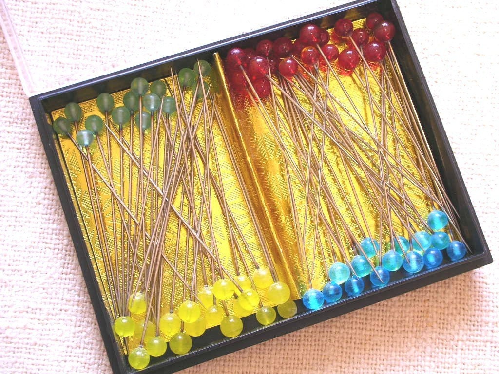 Glass Head Sewing Pins