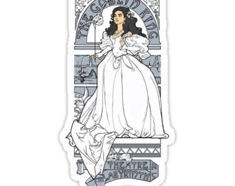 Individual Die Cut Theatre de la Labyrinth sticker (Item 01-047)