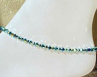 ANKLET ANKLE BRACELET made with Swarovski Crystals