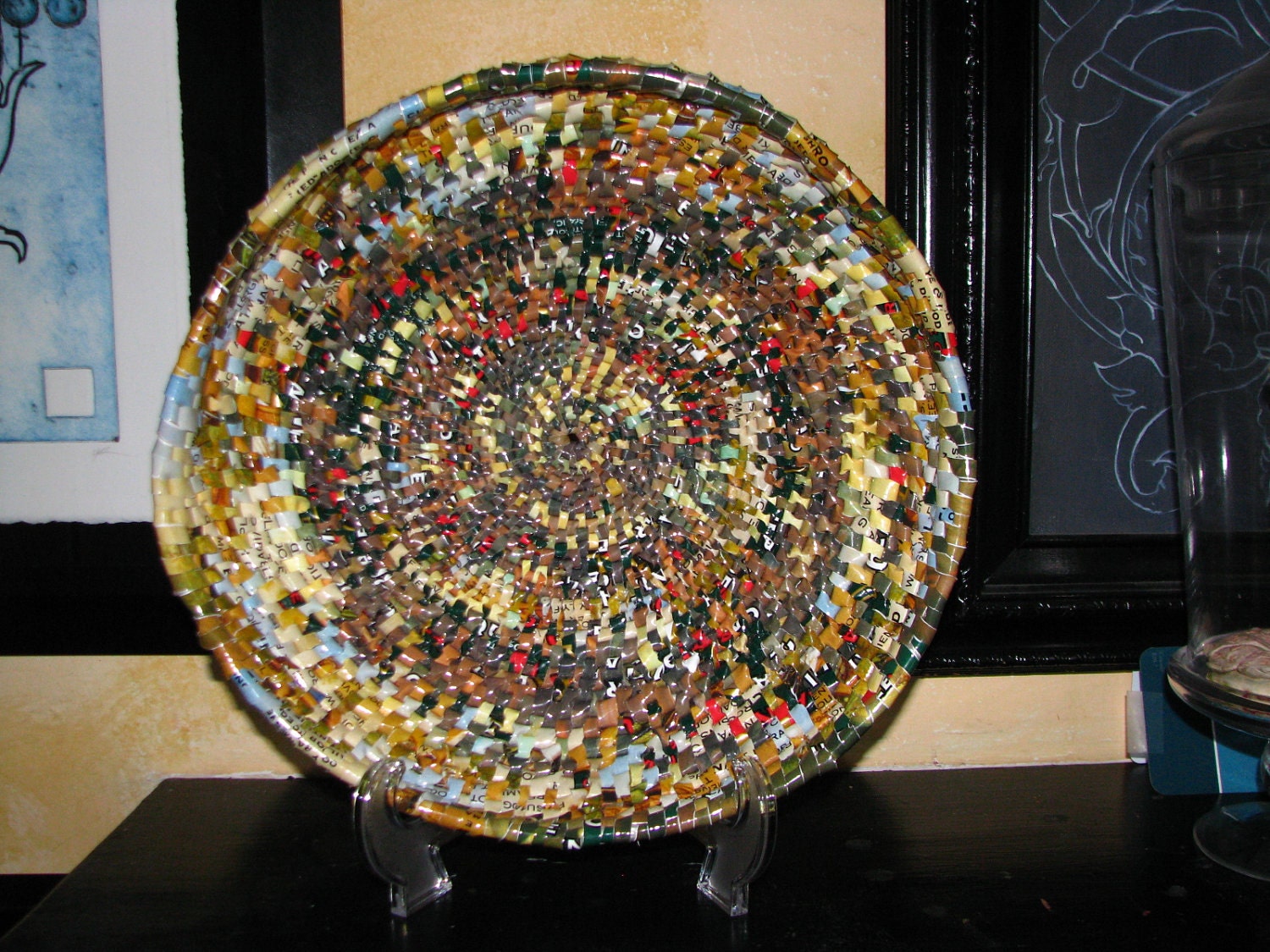 Recycled Plastic Bag Basket