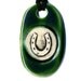 Horseshoe Ceramic Necklace in Green