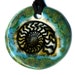 Ammonite Ceramic Necklace in Jade