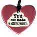 YOU Can Make a DIFFERENCE TAM 2012 Women's Grant Fundraiser Ceramic Necklace 14