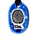 Use your Brain Ceramic Necklace in Spotted Blue