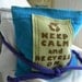 Dryer Pillow Sheets Sachet Keep Calm and Recycle On SET of THREE