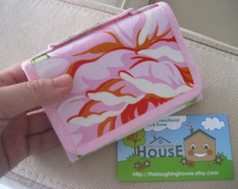 Mini Accordian Purse (Hello Roses in Cream)