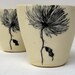 10 oz cup with spider mum
